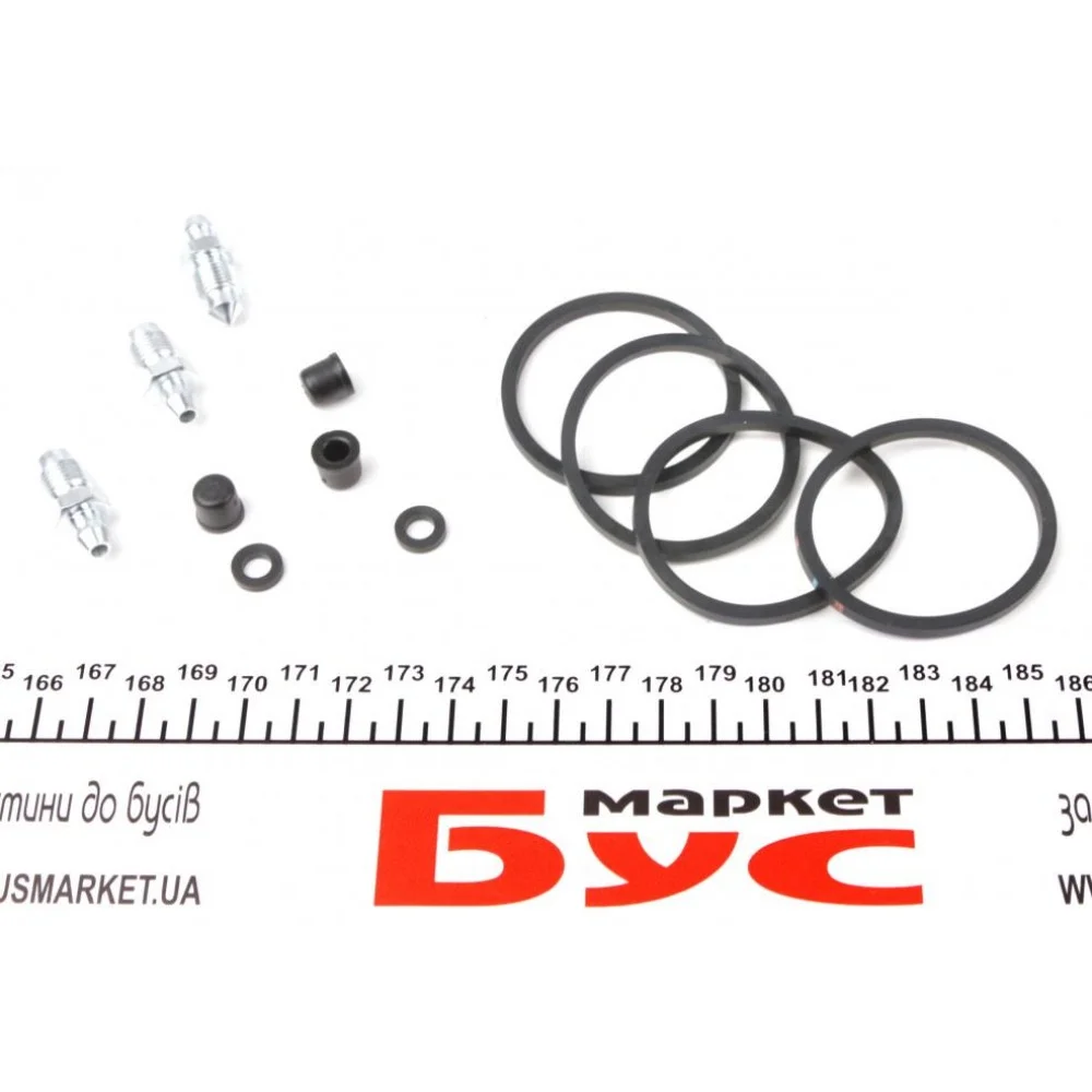 Ремкомплект супорта (переднього) Iveco Daily 85-99 (d=44mm) (+4 поршня)