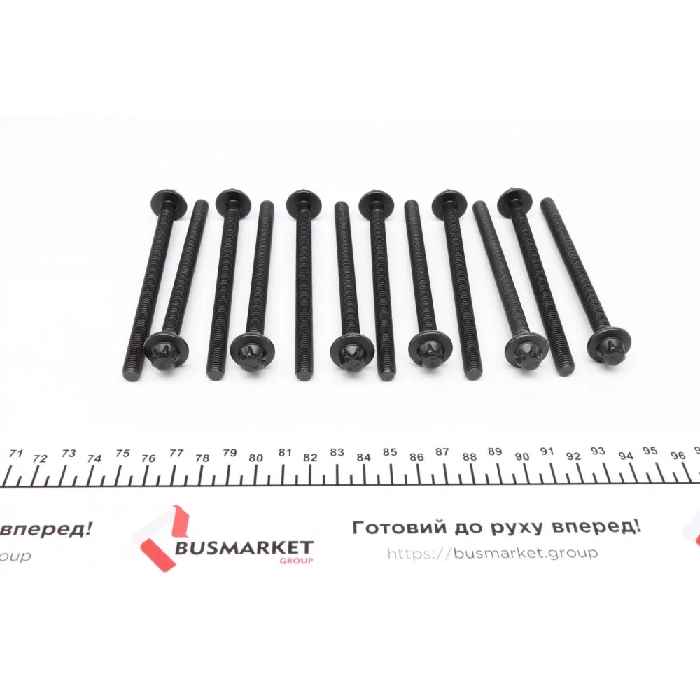 Болти головки (к-кт 12шт.) Opel Combo/Astra F/G/H/Corsa B/C/D/Meriva/Tigra 1.2-1.4 98- (M8x1.25x119)