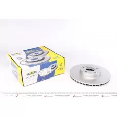 Диск гальмівний (передній) BMW X5 (E70) 06-13/X6 (E71/E72) 10-14 (332x30) (з покриттям) (вентил.)