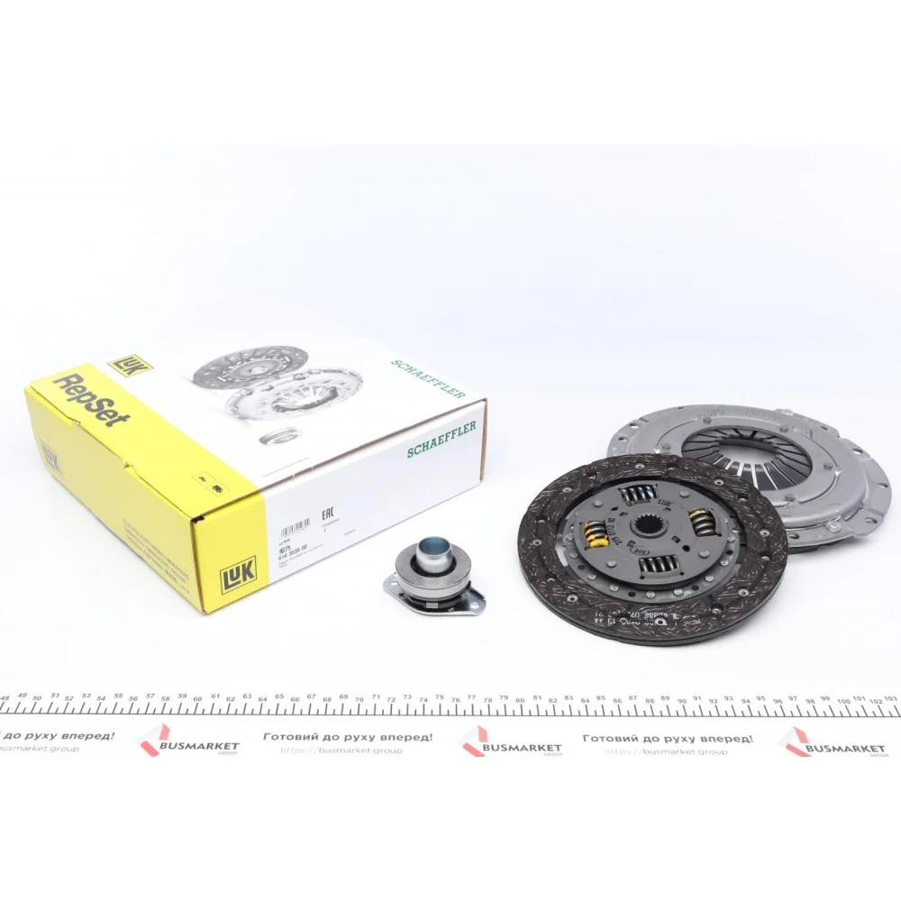 Комплект зчеплення Skoda Fabia 1.4i 99-03 (d=190mm) (+вижимний)