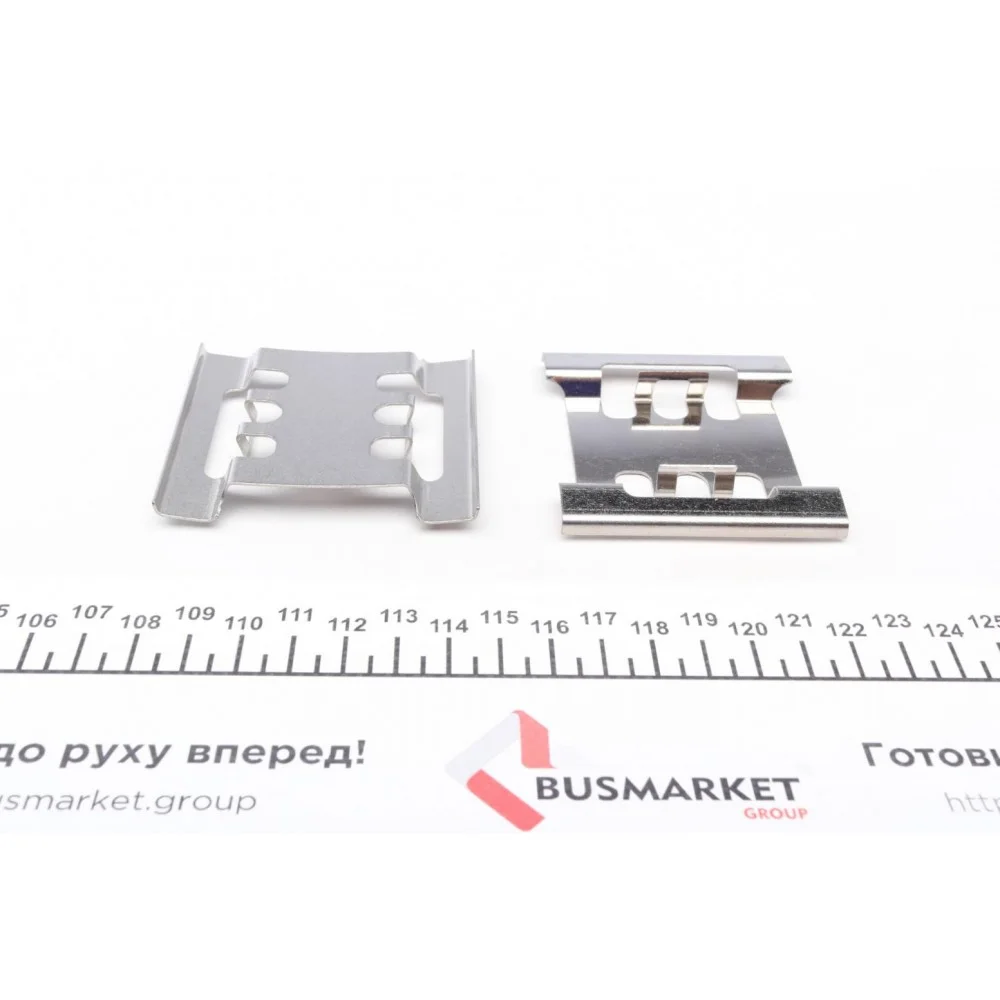 Планка супорта (переднього) прижимна (к-кт) Renault Master 01- (Bosch)