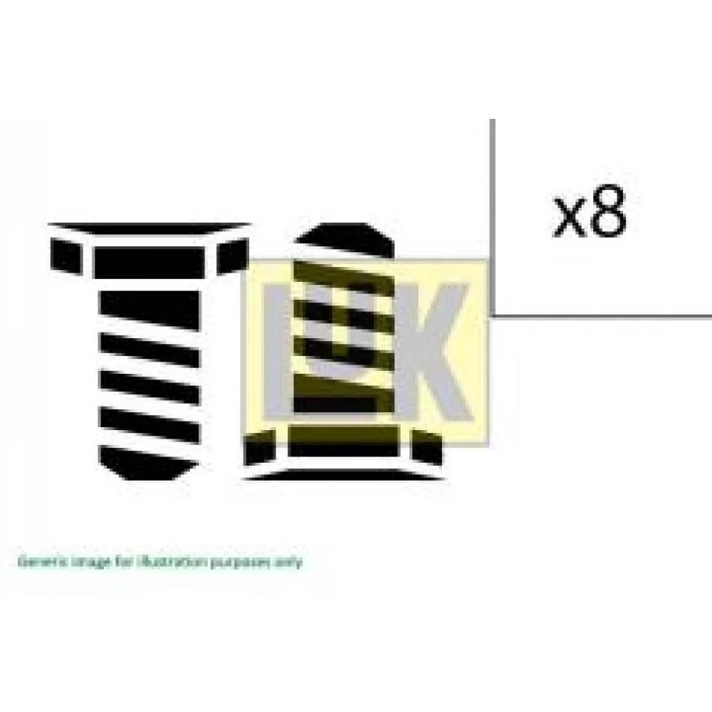 Комплект болтів, маховик Citroen C4/C5/Jumpy 94-