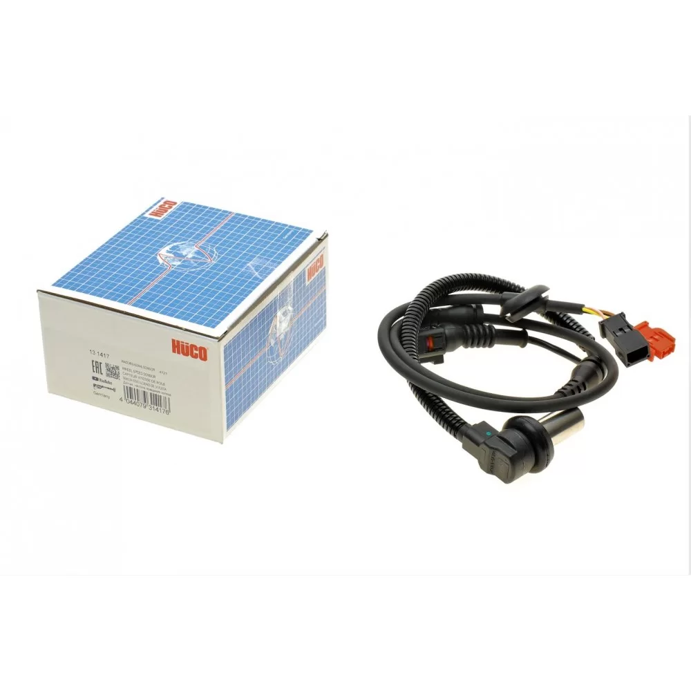 Датчик ABS (передній) Audi A4/VW Passat 94-05 (з датчиком витрати) (HÜCO)