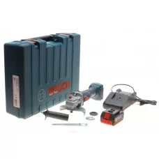 Шліфмашина акумуляторна (кутова) GWS 180-LI (700W) 11000 об/мин./125 мм (+ АКБ)