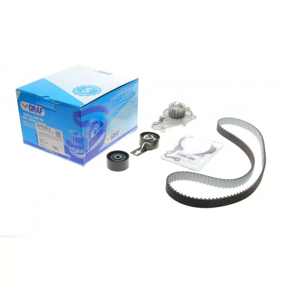 Комплект ГРМ + помпа Citroen/Peugeot 1.6HDI/Volvo 1.6 D2/Mazda 10-/Ford 1.6TDCI 13- (141x25) (PA938)