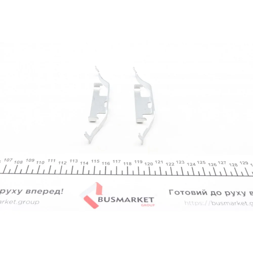 Планка супорта (заднього) прижимна (к-кт) VW T5 03-09 (Ate)