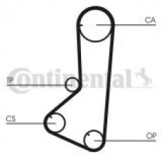 Комплект ГРМ Mitsubishi Galant 92-96/L400/L200 2.0 96-07 (29x123z)