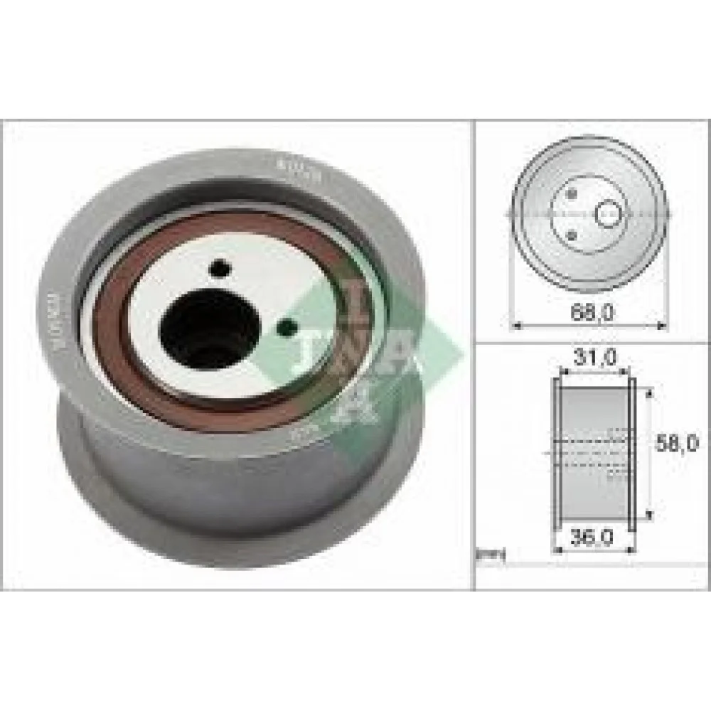 Ролик ГРМ Audi A6/A8 3.7/4.2 94-05/VW Touareg 4.2 02-06 (паразитний) (58х36)
