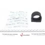 Втулка стабілізатора (переднього) BMW 5 (E60/E61/E63) 01-10 (d=51,5mm)