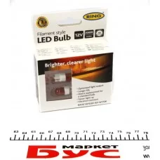 Автолампа WY5W 12V 0.5W W2.1x9.5d Filament LED (2000K/40 lumen/ 3x Long Life) Янтарний (2шт.)
