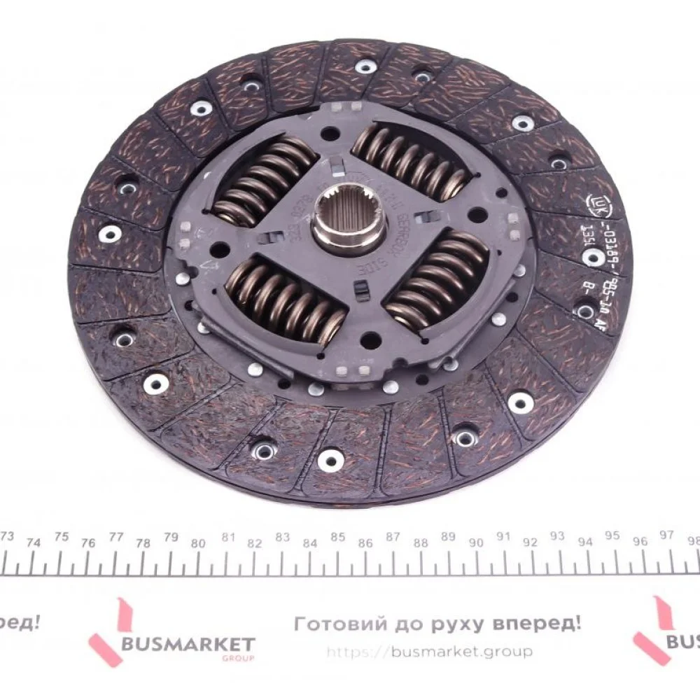Диск зчеплення VW T4 2.4D 90-03 (d=228mm)