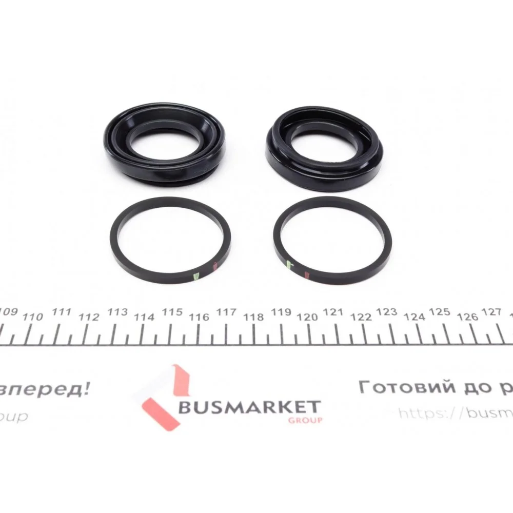 Ремкомплект супорта (переднього) Mitsubishi L200 01-05 (d=43mm) (+2 поршня) (Nissin/Tokico)