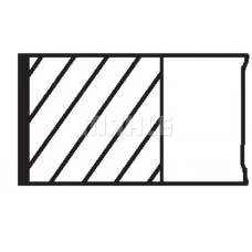 Комплект кілець поршневих з 3 шт. MAHLE - KNECHT 012 02 N0