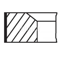 Комплект кілець поршневих з 3 шт. MAHLE - KNECHT 013 RS 00114 0N0