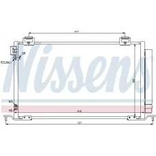 Конденсатор без хладогену NISSENS 940283