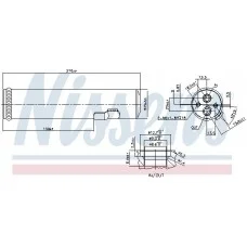 Фільтр-осушувач системи  кондиціонування NISSENS 95601