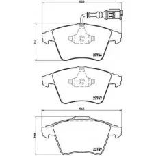 Гальмівні колодки BREMBO P85082