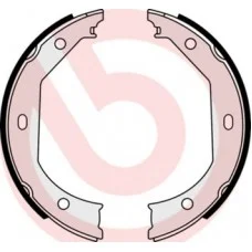 Гальмівні колодки барабані BREMBO S06509