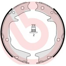 Гальмівні колодки барабані BREMBO S54519