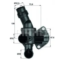 Термостат MAHLE - KNECHT TI 6 87