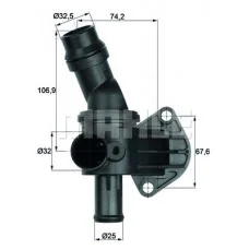 Термостат MAHLE - KNECHT TI 8 87