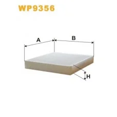Фільтр салона WIX FILTERS WP9356