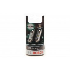 Автолампа C5W 12V 1W SV8.5-5 LED Retrofit BL (палець) К-кт 2 шт.