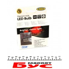 Автолампа P21W 12V 1W BA15s Filament LED (3000K/390 lumen/3x Long Life) (2шт.)