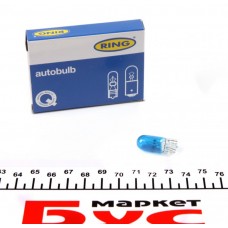 Автолампа W5W 24V 5W W2.1x9.5d Blue (без цоколя)