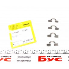 Планка супорта (заднього) прижимна (к-кт) Renault Megane III/Scenic III 08- (Lucas)