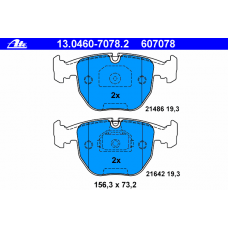 Колодки гальмівні (передні) BMW 5 (E39)/7 (E38) 94-