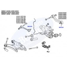 Пильник опори кульової BMW 5 (E39) 95-03/7 (E38) 96-01/X5(E53)