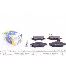 Колодки гальмівні (передні) Fiat Panda 03-/500/500C 07-/Ford Ka II 08-16 (+датчик)