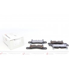Колодки гальмівні (задні) VW Touareg/Porsche Cayenne 10- (187.4x76)(Brembo)(з низьким продукуванням пилу)