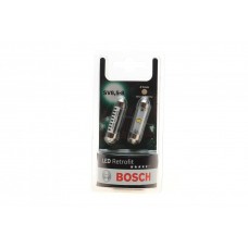 Автолампа 12V 1W SV8.5-8 LED Retrofit 4000K BL (4000K) (blister/К-кт 2 шт.)