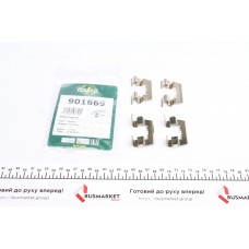 Планка супорта (заднього) прижимна (к-кт) Hyundai Accent 98-05 (Mando)