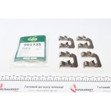 Планка супорта (переднього) прижимна (к-кт) Hyundai Accent III/Kia Rio II 05- (Mando)
