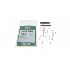 Планка супорта (переднього) прижимна (к-кт) Citroen BX/ZX/AX 86-97/Peugeot 306/405 91-01 (Bendix)